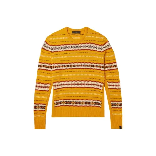 RAG BONE Желтые Мужские Свитера