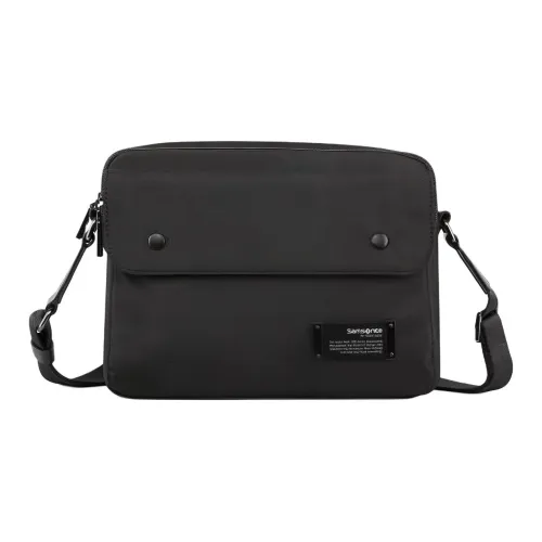 SAMSONITE Ткань Сумка через плечо Сумка на плечо Мужская Черная