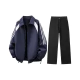 Комплект (Темно-синяя куртка + черные брюки)