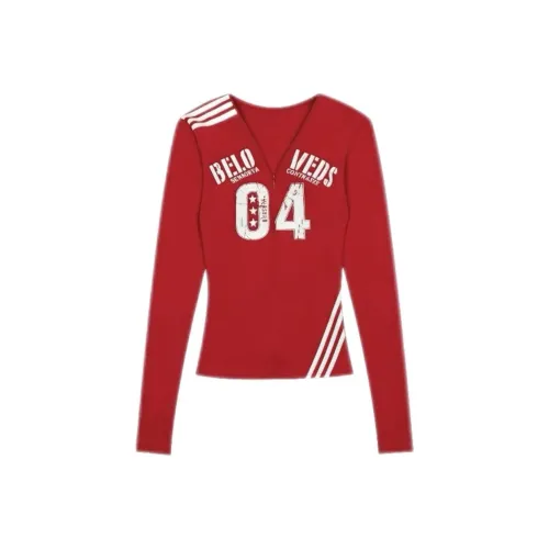 EMDPN Сладкий Горячая девушка Облегающий Укороченный Плечо Базовый слой Топ Женские