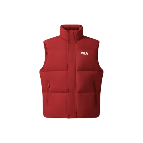 FILA ORIGINALE Down Vest Unisex Rhythm Red FILA ORIGINALE Пуховый жилет Унисекс Rhythm Красный