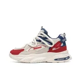 Бежевый, синий, красный (4466M, высокие кеды)