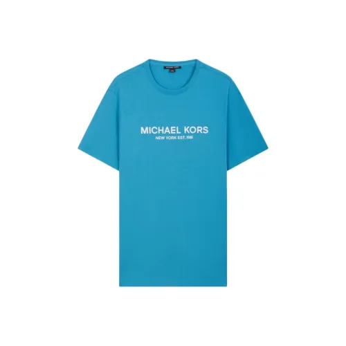 MICHAEL KORS Blue Men's T-Shirts MICHAEL KORS Синий Мужской Футболки