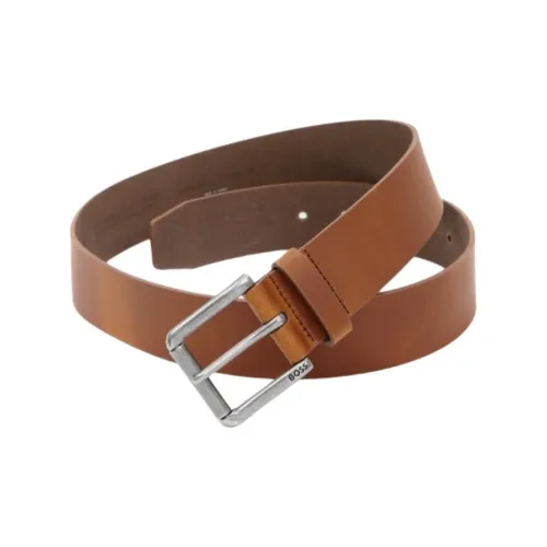 Hugo Boss Ремни из коровьей кожи Мужской Коричневый 4CM