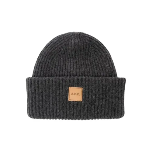 A.P.C. Joint Paragraph Текстильное волокно Шапки-бини Мужской Серый