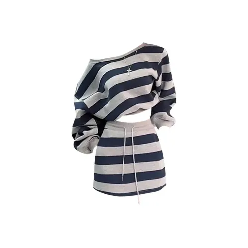 SDN by41 Серый Женские Комплекты с Юбкой