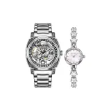 Dual Watch серебристо-розового цвета