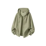 [Soft and Comfortable] Серый Горох Зеленый (Бесшовный Логотип на груди)