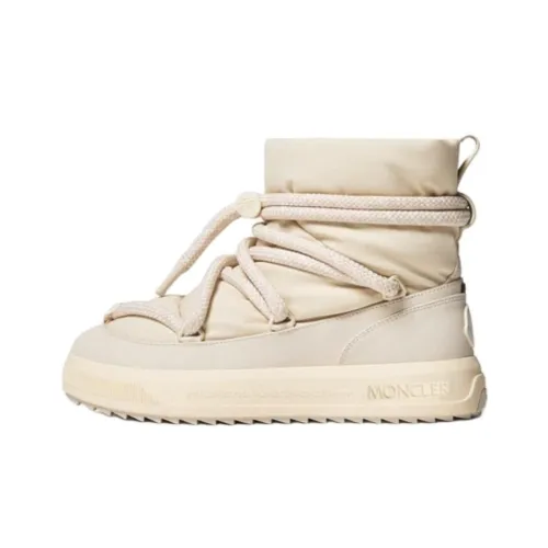 Moncler Altive MID 16 см Сноубутсы 4,2 см Женские Светлый Бежевый