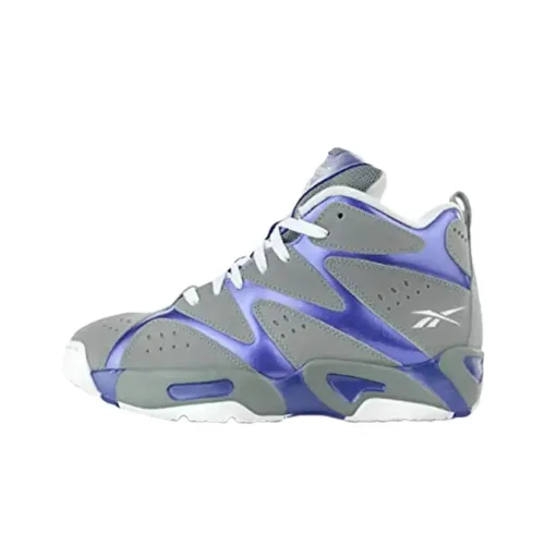 Reebok Kamikaze Винтажные баскетбольные кроссовки Мужские Серый Фиолетовый