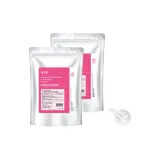 Розовый, мягкий, фильм, пудра, 300 г * 2 сумки + фильм, регулировка, набор из трех предметов