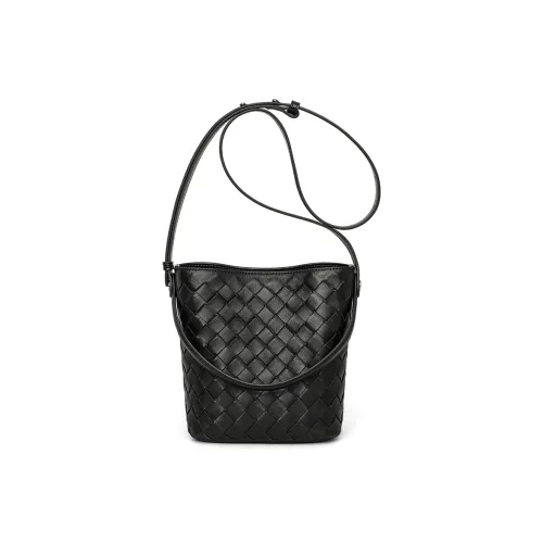 Crtnzo Kroez Sheepskin Crossbody One Shoulder Bag Regular Women's Black Crtnzo Kroez Овчина Через плечо Одно плечо Сумка Обычный Женский Черный