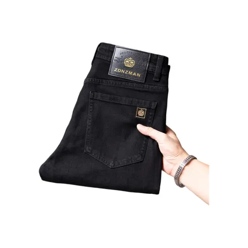 Мед Черный Унисекс Джинсы