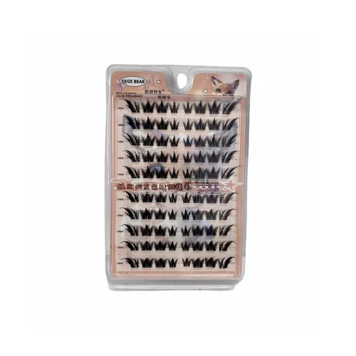Gege Bear Клей Бесплатно Клещи для ресниц Новичок Slip-on Коллекция животных 3D Большая вместимость Укрепляющий стиль