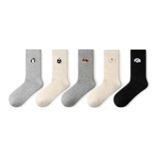 PRIMEET Носки Crew Женские упаковка из 5 пар