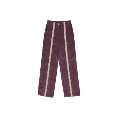 SCULPTOR Темно-фиолетовые унисекс повседневные штаны