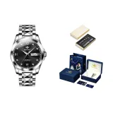 Стальной браслет, глубокий черный