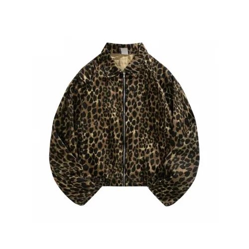 MARTHENAUT Леопардовый принт Унисекс Куртки