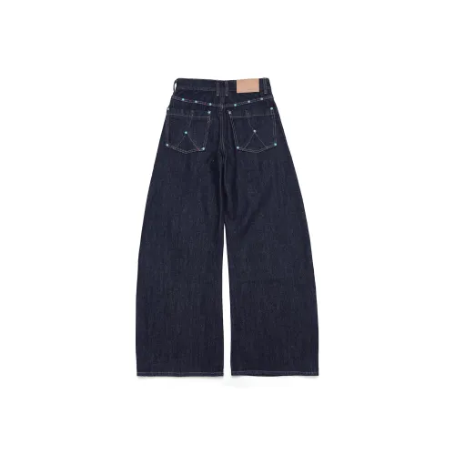 STRANGER LAB Blue Unisex Jeans STRANGER LAB Синий Унисекс Джинсы