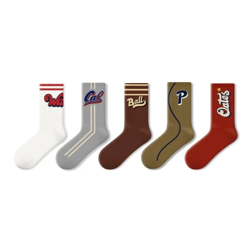 PRIMEET Носки Crew Унисекс упаковка из 5 пар