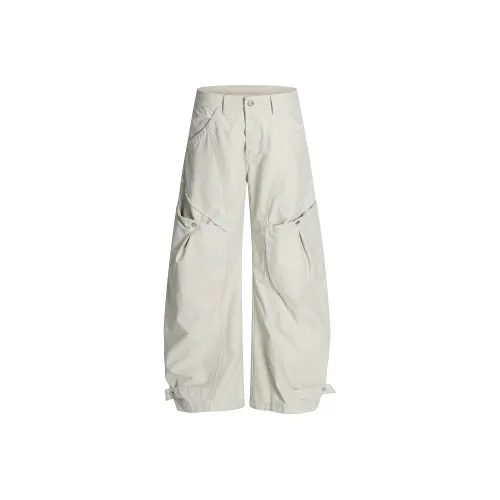 XIAOLIZI Белый Серый Унисекс Повседневные Штаны