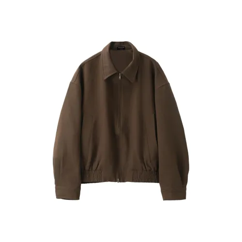 MOO TONAL Темно-коричневые унисекс куртки