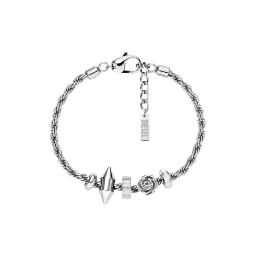 DIESEL Стальной Браслеты Женские Серебряные