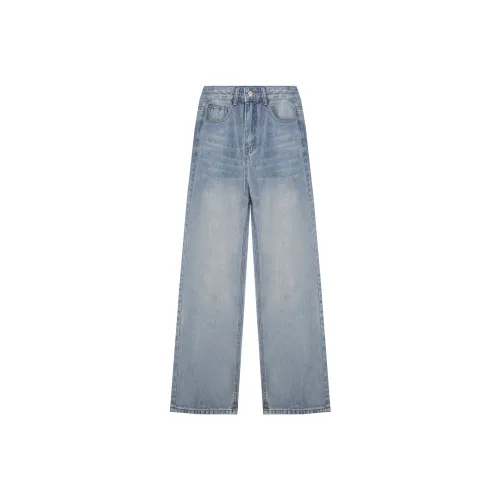 ERQD Синий Унисекс Джинсы