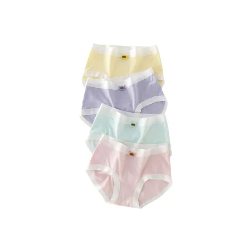 Youyou 1 Point Нижнее белье 4 пачки Жаккард Медведь Детский