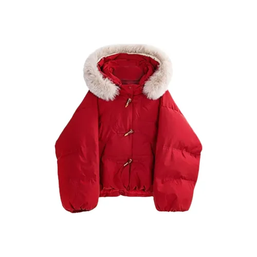 ADXKM Красный Женский пуховик