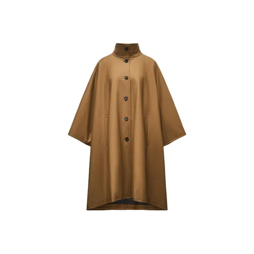 12 STOREEZ Темно-верблюжий женский тренч