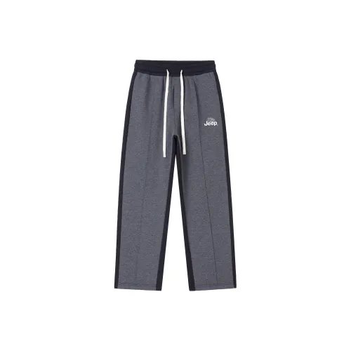 JEEP P75GMWP145 Фотиния Серый и Черный Унисекс Вязаные Спортивные Штаны