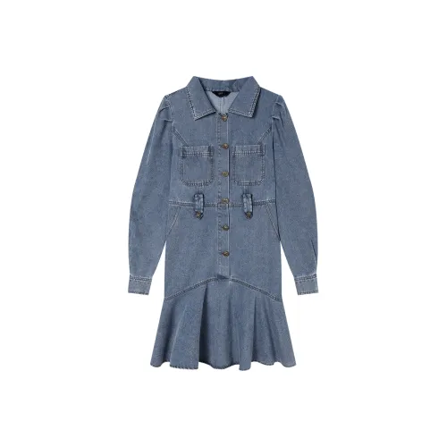 LOUISY AO Длинное платье с длинными рукавами женское