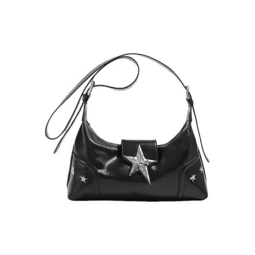 LETOO ПУ (полиуретан) Сумка через плечо Стандартная Женская Черная