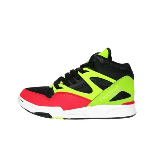 Reebok Pump Omni Дышащие Винтажные Баскетбольные Кроссовки Мужские Черные Желтые Красные