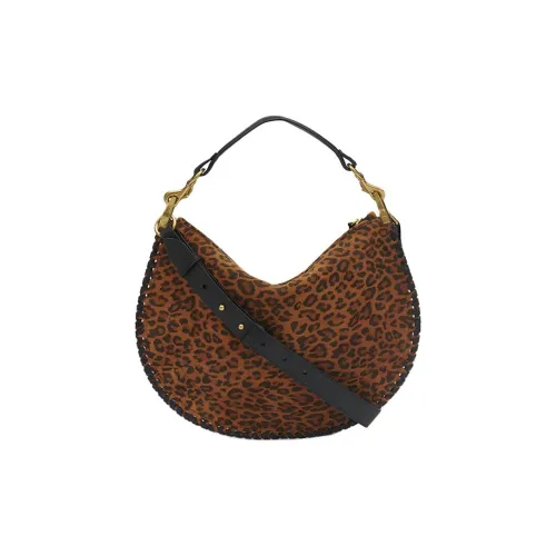 ISABEL MARANT Замша Коровья кожа Сумка Сумка через плечо Сумка через плечо Стандартная Женская Леопардовый принт