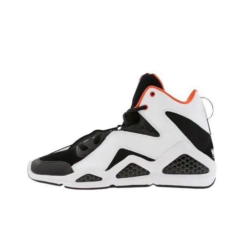 Reebok MID Топ Винтажные Баскетбольные Кроссовки Мужские Черно-Белые