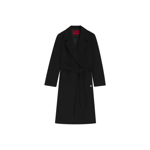 Hugo Boss Черное Женское Пальто