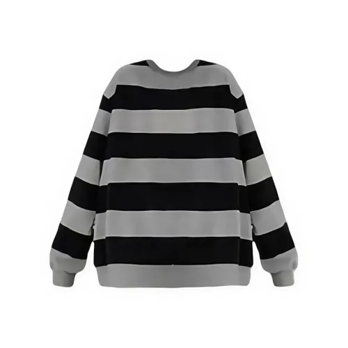 Beerus Черный Серый Полосы Унисекс Свитшоты