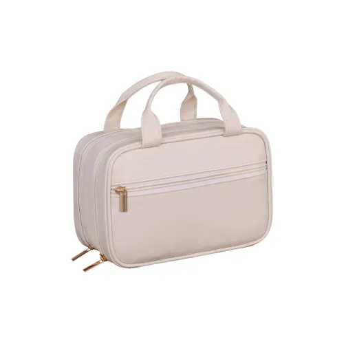 WNNIDEO Двойной Отделение Косметичка для макияжа Сумка для хранения