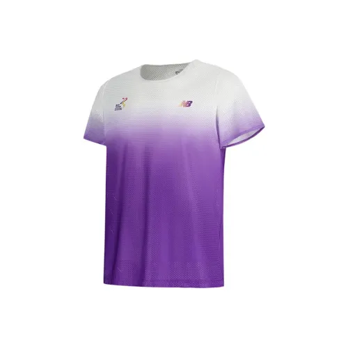 New Balance Фиолетовый Мужской T-Shirt