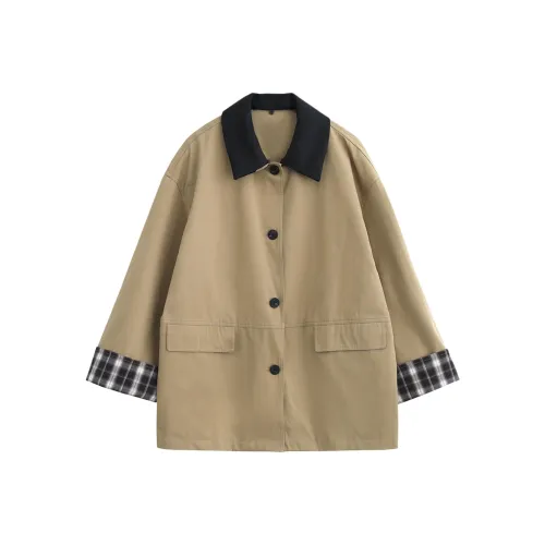 CHIC VEN Хаки Женская тренч-куртка