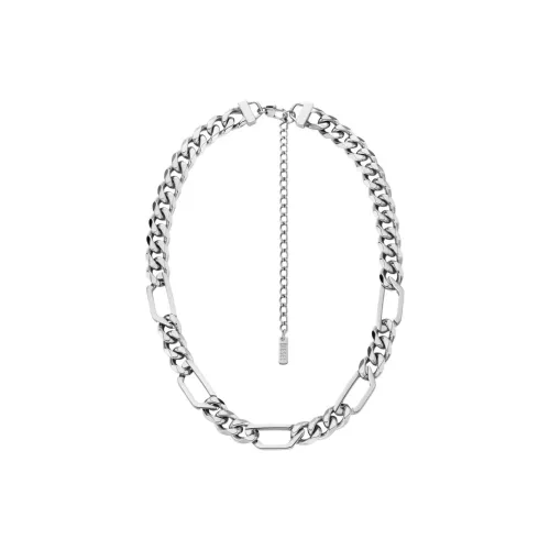 DIESEL Стальные Ожерелья Женские Серебряные