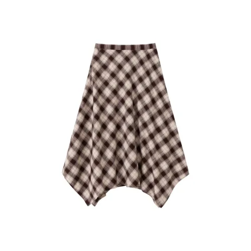 Homemade Willow Silk Повседневный Длинный Юбка Женские