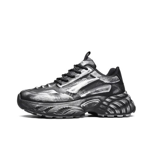 Philharmonic Амортизация Износостойкий Низкий Топ Толстая Подошва Мужские Кроссовки