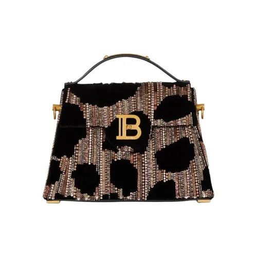 BALMAIN B Buzz Хлопок Одно плечо Сумка Женская Черная