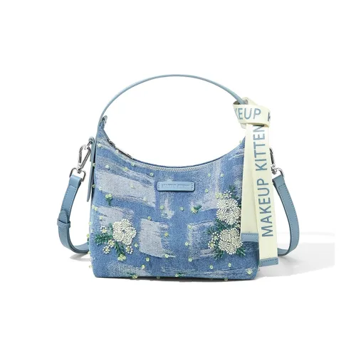 MAKEUP KITTEN Синтетическая кожа Сумка Обычный Женские Масло Картины Деним