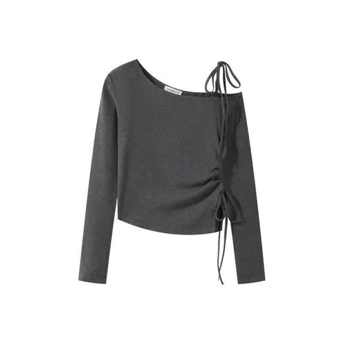 MIMOSA CHUR Серый Женские T-рубашки