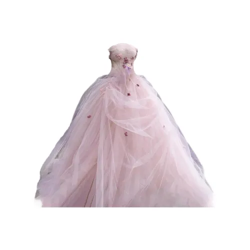 JIAONI Розовые Женские Вечерние Платья