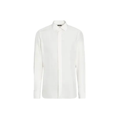 Ermenegildo Zegna Белые Мужские Рубашки